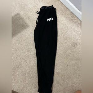 Victoria Secret Pink black sweat pants
